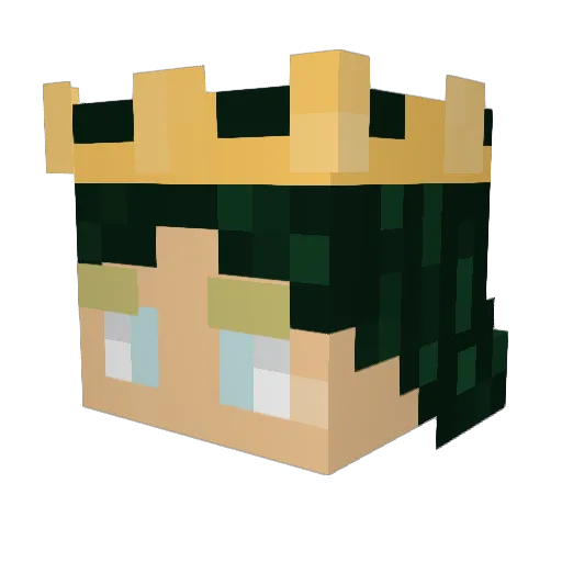 maxxxam2704 Minecraft avatar head, 3D render