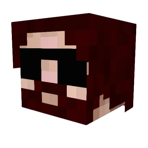 maxxxx1112 Minecraft avatar head, 3D render