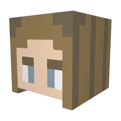 maxxyy59 Minecraft avatar head, 3D render
