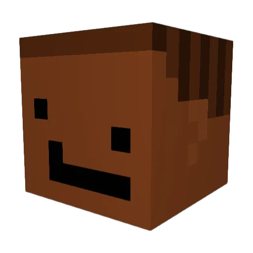 maxygo10 Minecraft avatar head, 3D render