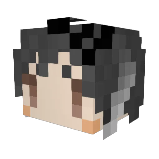 may118 Minecraft avatar head, 3D render