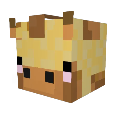may_wol Minecraft avatar head, 3D render