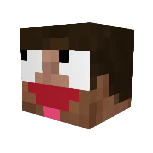 maya4792 Minecraft avatar head, 3D render