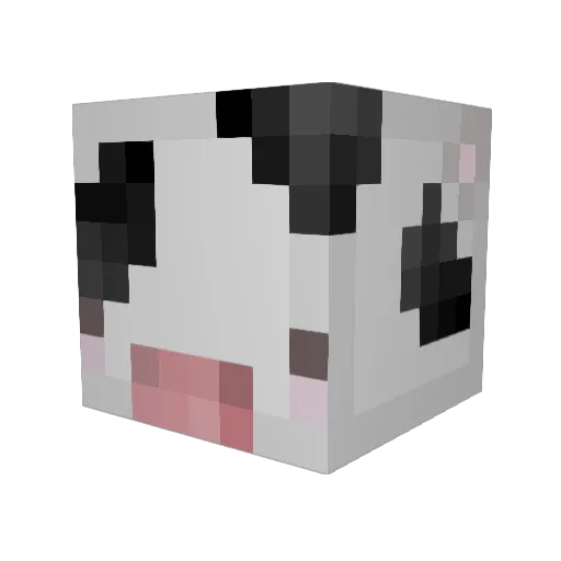 maya_gtzz Minecraft avatar head, 3D render