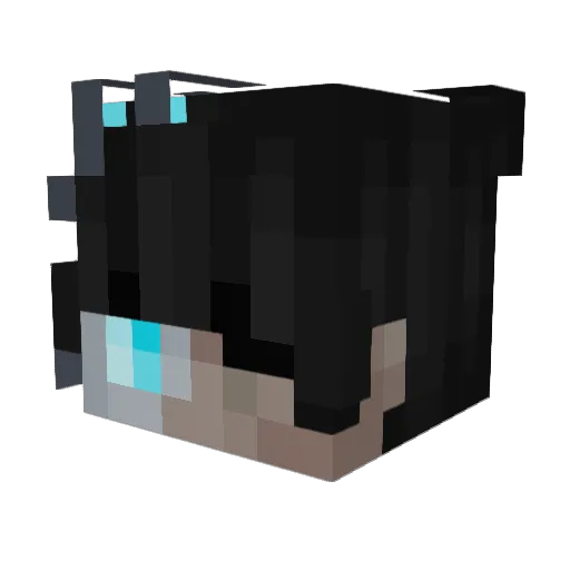 mayaan989 Minecraft avatar head, 3D render