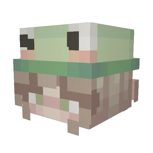 mayaandy Minecraft avatar head, 3D render