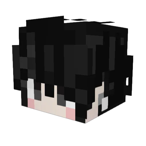 mayaisdead Minecraft avatar head, 3D render
