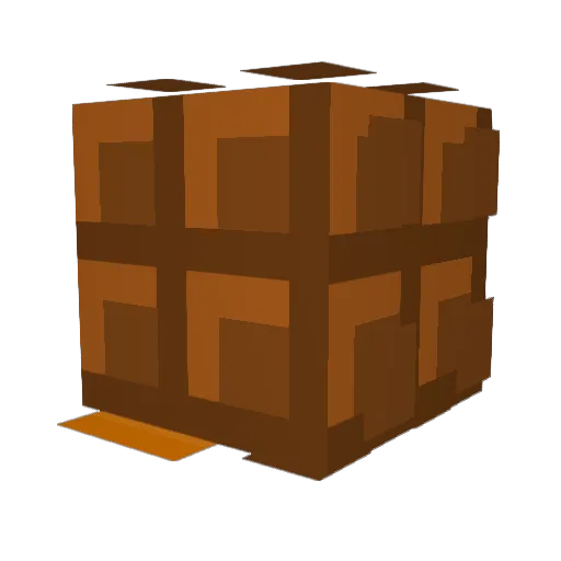 mayarahav Minecraft avatar head, 3D render