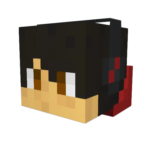 mayas1231 Minecraft avatar head, 3D render