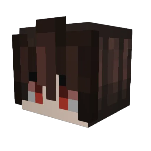 maybe2245 Minecraft avatar head, 3D render