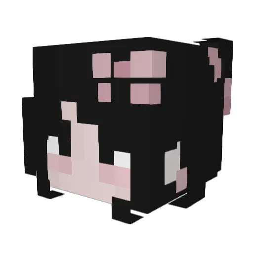 maybeari Minecraft avatar head, 3D render