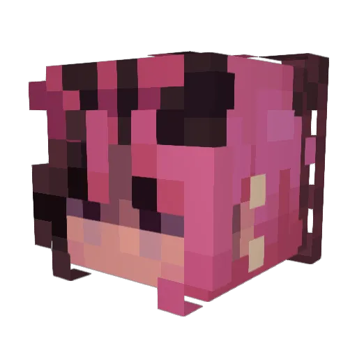 maybenotmike2 Minecraft avatar head, 3D render