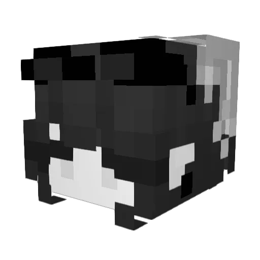 maybezozy Minecraft avatar head, 3D render