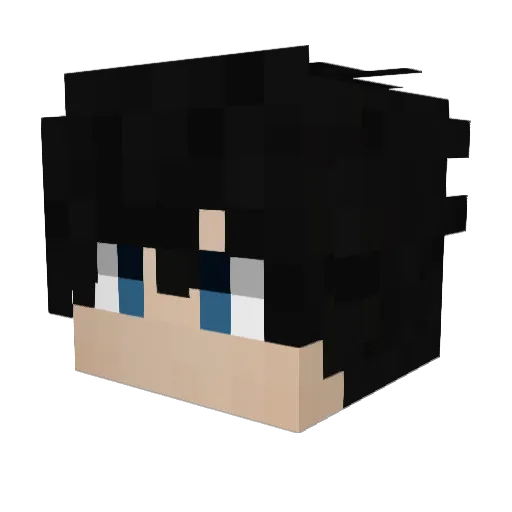 mayer05 Minecraft avatar head, 3D render