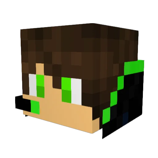 mayforce77 Minecraft avatar head, 3D render
