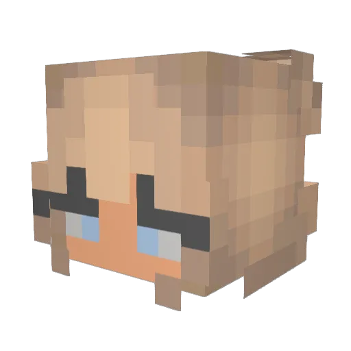 mayhem571 Minecraft avatar head, 3D render
