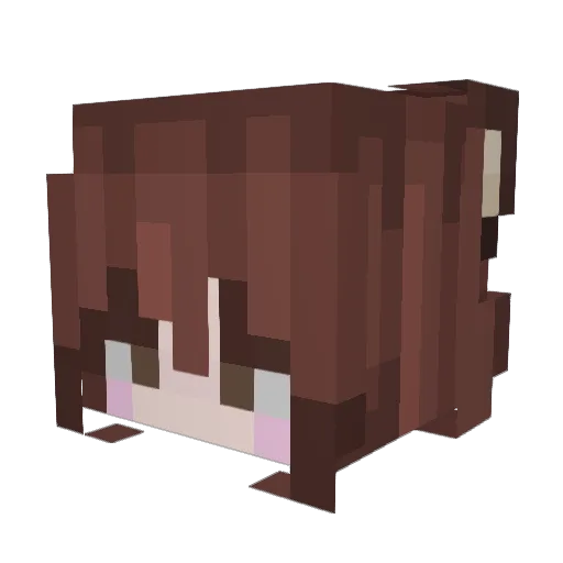 mayi_gj Minecraft avatar head, 3D render