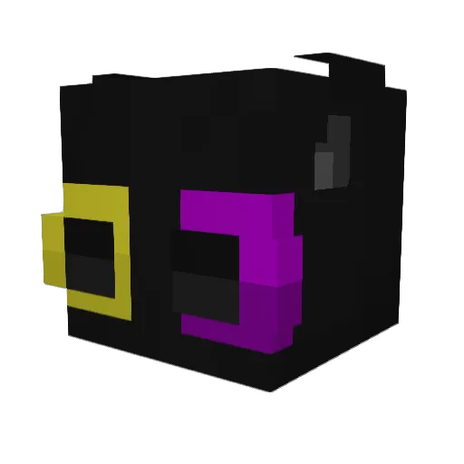 mayings Minecraft avatar head, 3D render