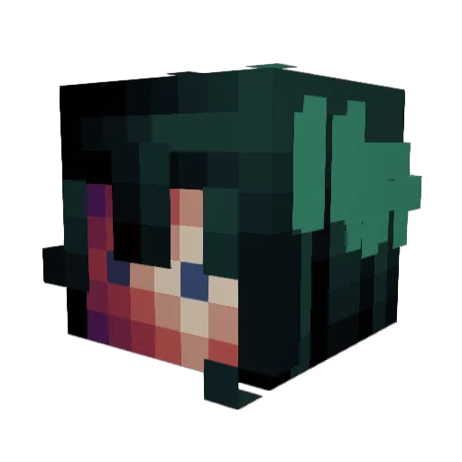 mayisthebest12 Minecraft avatar head, 3D render