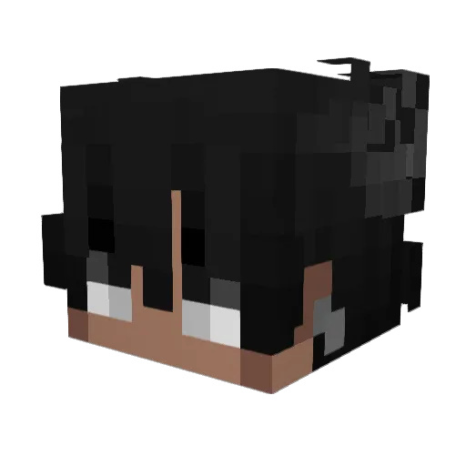 maykha Minecraft avatar head, 3D render
