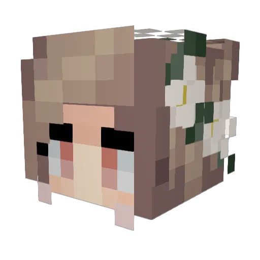 maymanson Minecraft avatar head, 3D render
