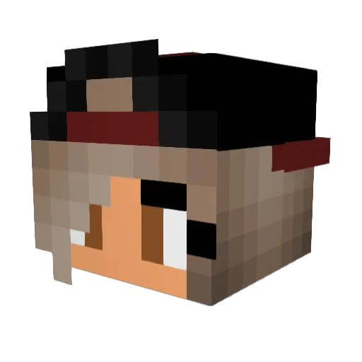 maynico Minecraft avatar head, 3D render