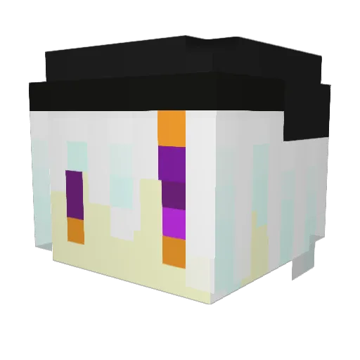 mayo0317 Minecraft avatar head, 3D render