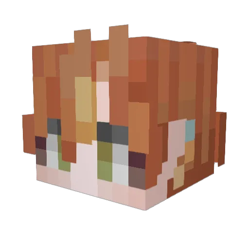 mayo_0805 Minecraft avatar head, 3D render