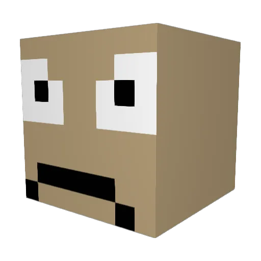 mayo_3000 Minecraft avatar head, 3D render