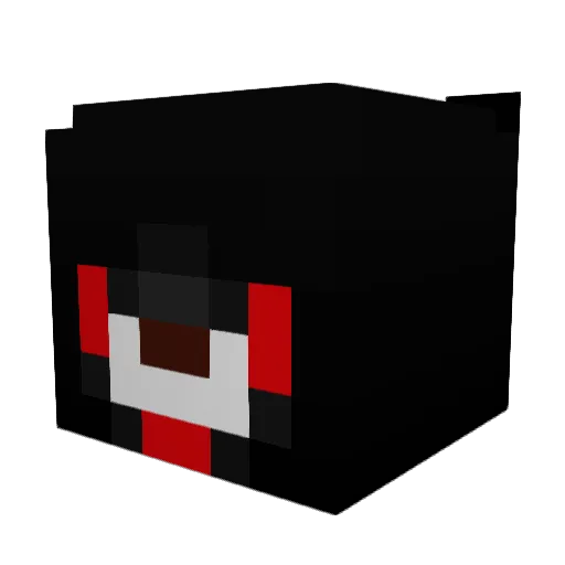 mayoibito Minecraft avatar head, 3D render