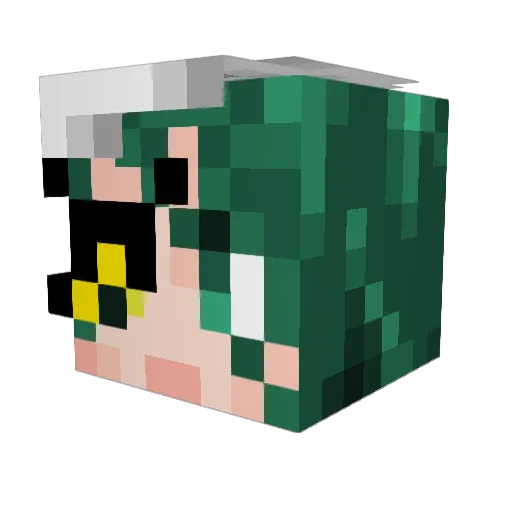 mayoiga091 Minecraft avatar head, 3D render