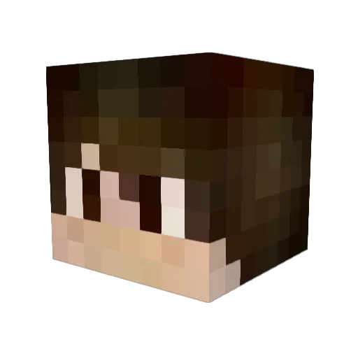 mayonaka0911 Minecraft avatar head, 3D render