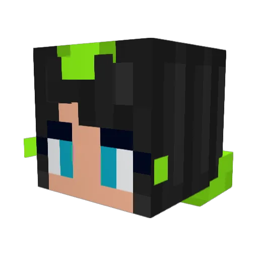 mayonnaise7777 Minecraft avatar head, 3D render