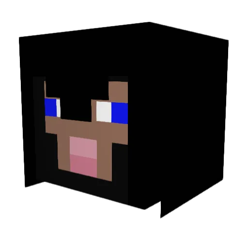 mayor_sheep Minecraft avatar head, 3D render