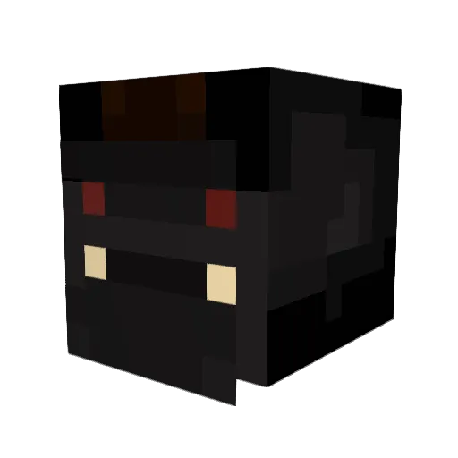 mayoz Minecraft avatar head, 3D render