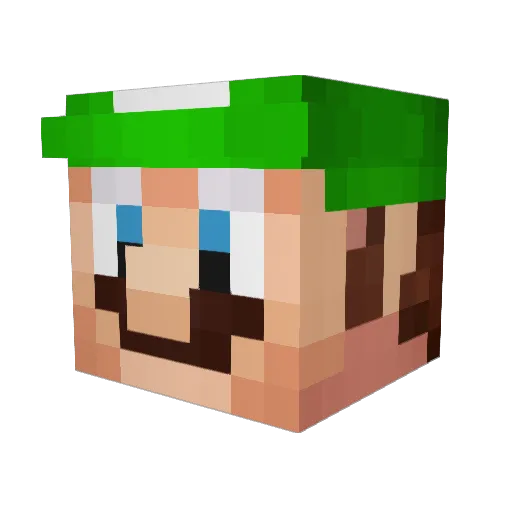 mayrez Minecraft avatar head, 3D render
