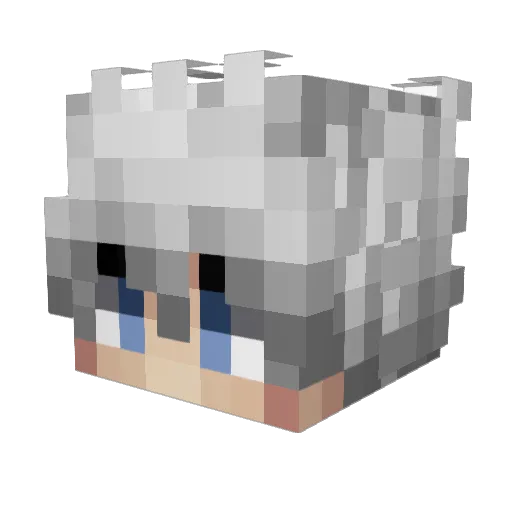 maysarp Minecraft avatar head, 3D render
