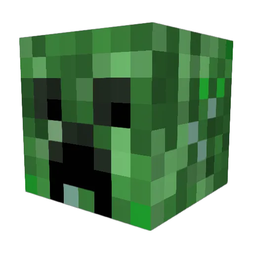 maytango Minecraft avatar head, 3D render