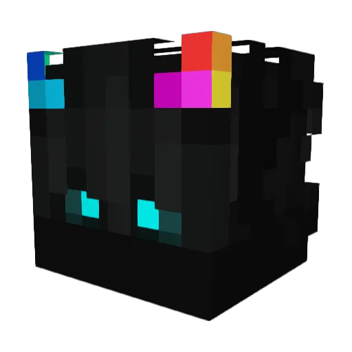 maytau Minecraft avatar head, 3D render