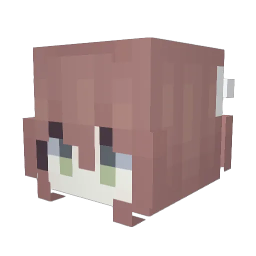 maythedevilcry Minecraft avatar head, 3D render
