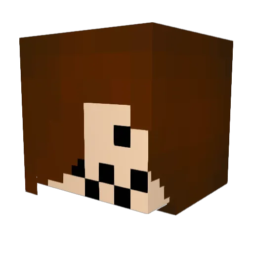 mayzdev Minecraft avatar head, 3D render