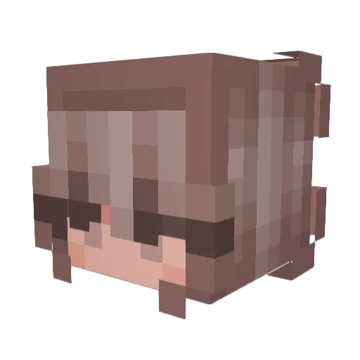 mazax1 Minecraft avatar head, 3D render
