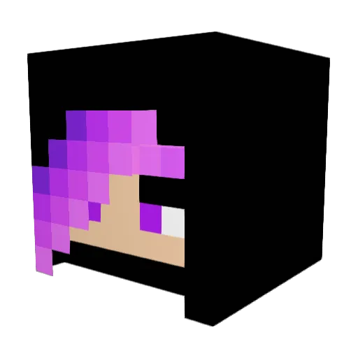 mazda_39 Minecraft avatar head, 3D render