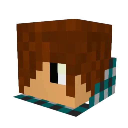 mazdb8 Minecraft avatar head, 3D render