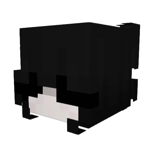 mazeji Minecraft avatar head, 3D render