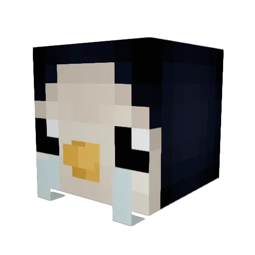 mazell79 Minecraft avatar head, 3D render