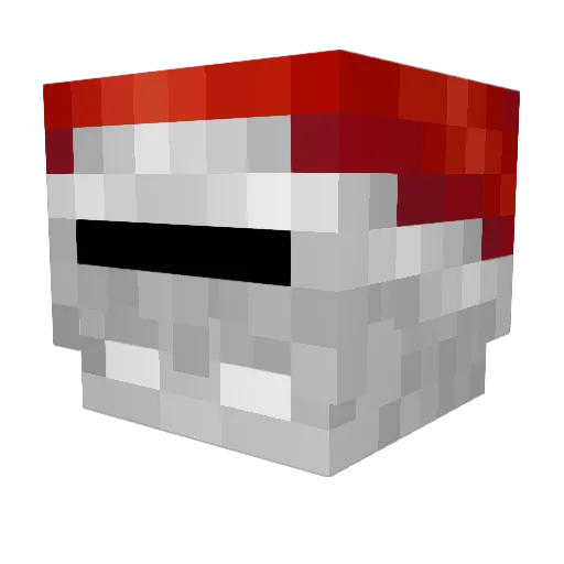 mazeta7 Minecraft avatar head, 3D render