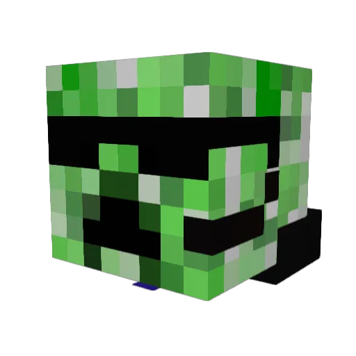 mazoo0 Minecraft avatar head, 3D render