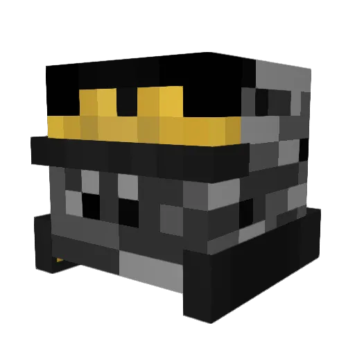 mazytaswick666 Minecraft avatar head, 3D render