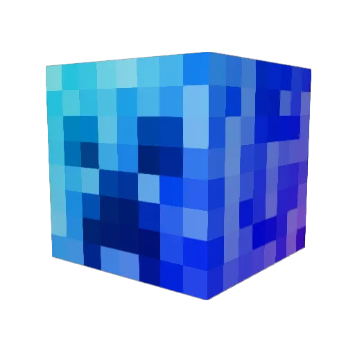 mazzussiq Minecraft avatar head, 3D render